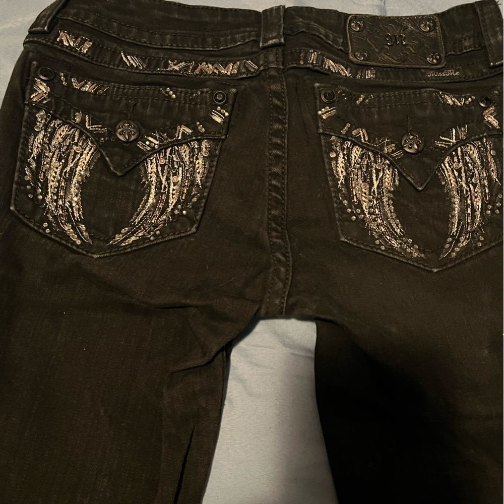 Miss Me Black Skinny Rare Jeans size 28